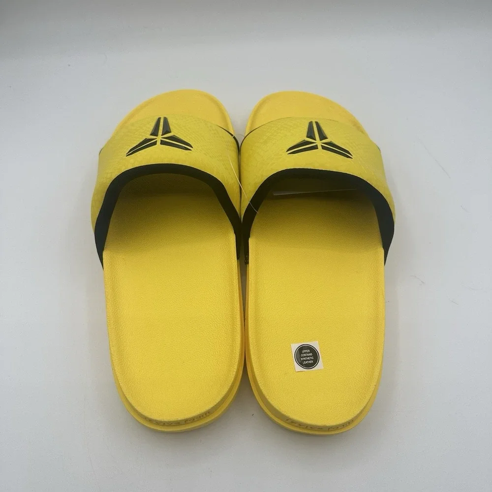 Nike Kobe Offcourt‎ Slide Mens 11 Lightning Yellow/Black Sandals IF2870-700